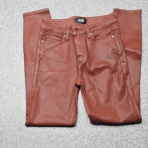 Newnotags PAIGE Women's High Waisted Rust Skinny Jeans 26